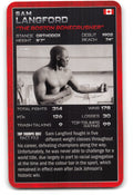 SAM LANGFORD 2024 Top Trumps Boxing Card BOXING ICONS "The Boston Bonecrusher"