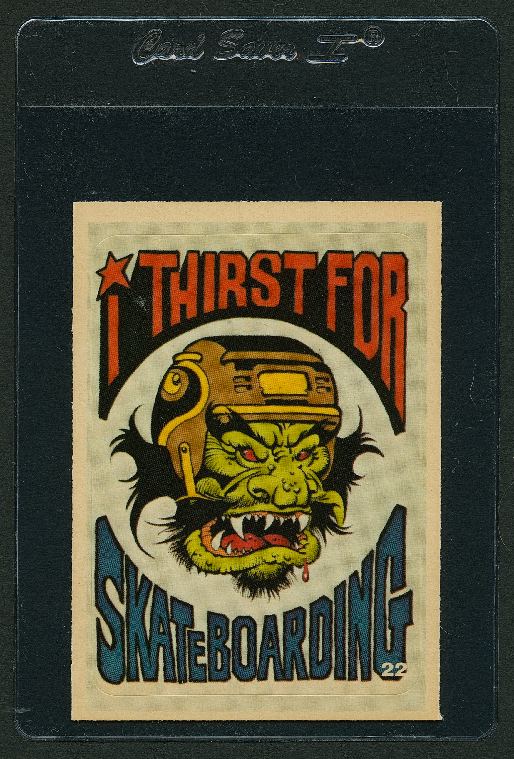 1978 Donruss STACY PERALTA Rookie Card (RC) All-Pro Skateboard Trading Card #22 (NM)