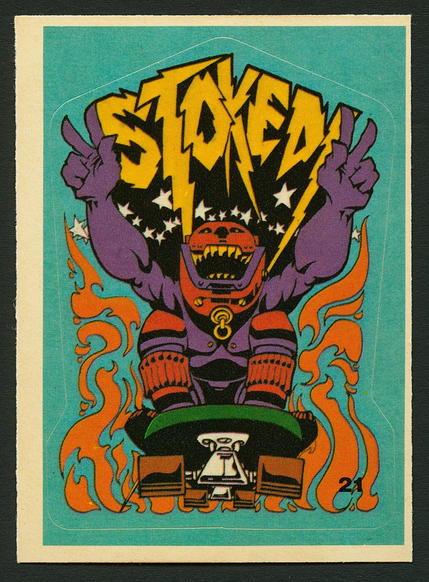 1978 Donruss STEVE SHERMAN All-Pro Skateboard Trading Card STOKED #21