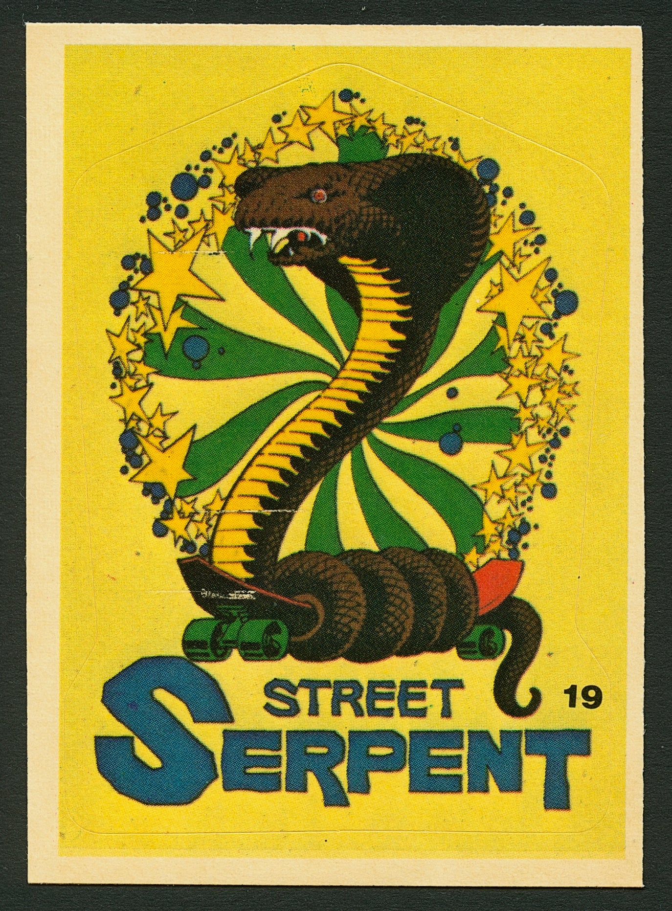 1978 Donruss DEANNNA CALKINS All-Pro Skateboard Trading Card STREET SERPENT