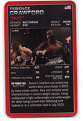 TERENCE CRAWFORD 2024 Top Trumps Boxing Card BOXING ICONS "Bud"