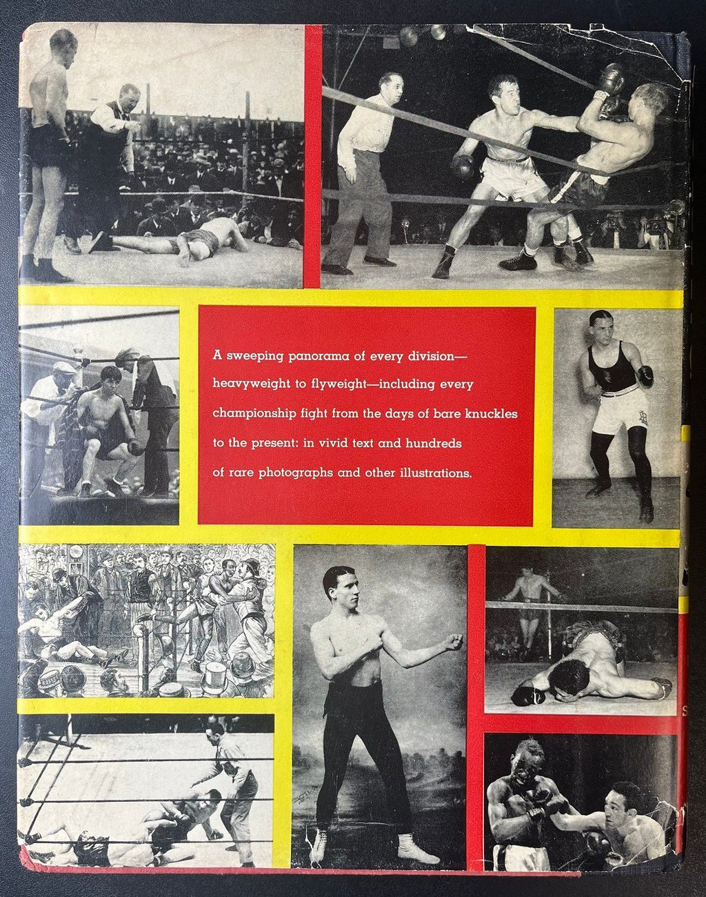 A Pictorial History Of Boxing by Nat Fleischer and Sam Andre - 1959 Edition Boxing Book - Hardcover with Dustjacket