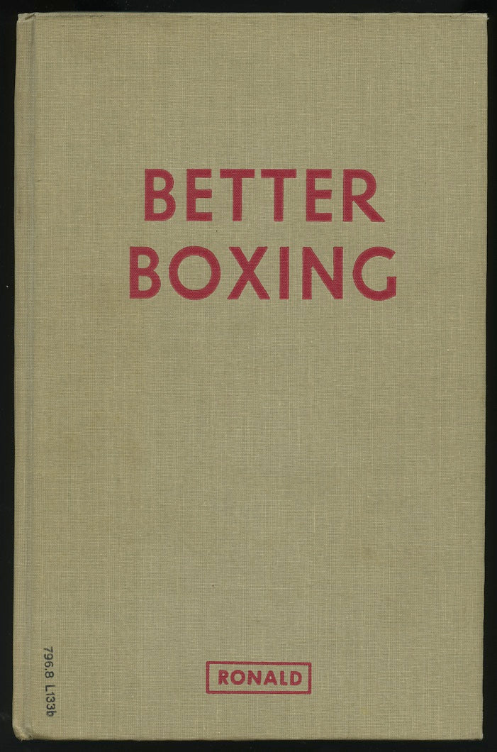 Better Boxing - 1959 Instructional Boxing Book by Eddie LaFond and Julie Menendez
