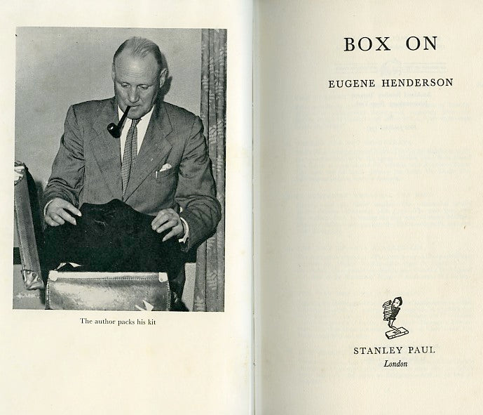 Box On - Boxing Book by Eugene Henderson - 1957