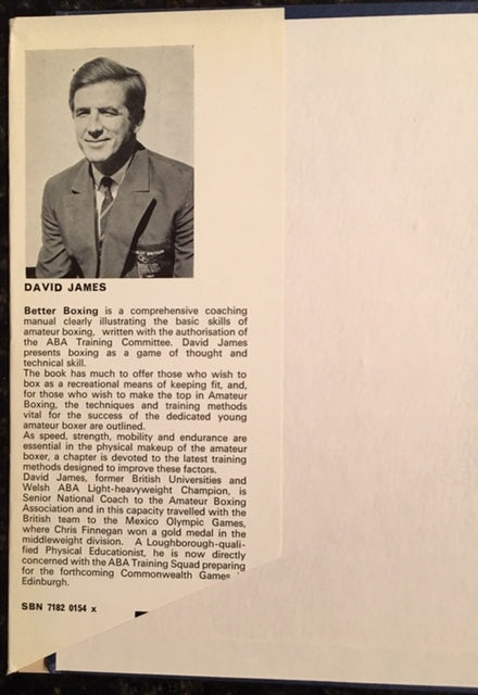 Better Boxing by David James - 1970 Boxing Instructional Book
