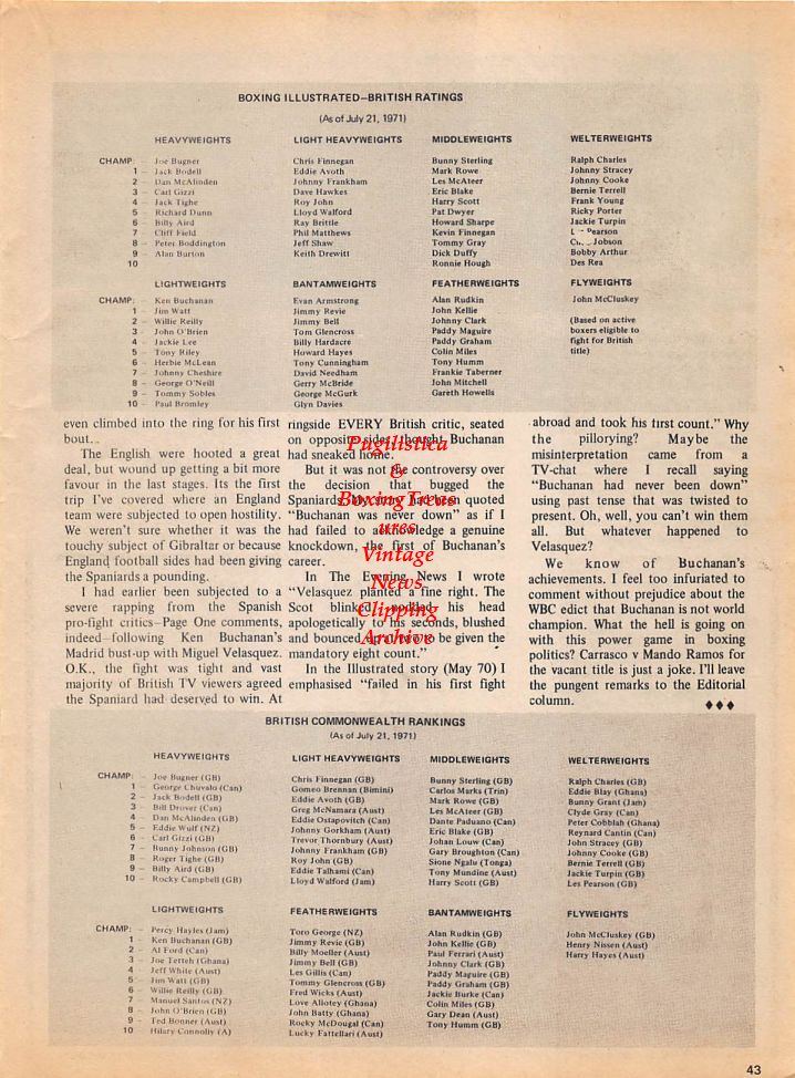 Boxing News Clipping #153 - Jose Legra