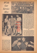 Boxing News Clipping #79 - 1944 Boxers In The Service, Ray Magana, Al Schuette, Bruce Coleman, Sam Nahama, George Yates, Robert Sluyter, Fritzie Zivic and Others / Jack Johnson vs. Jess Willard