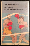 Boxing For Beginners by Jim Fitzgerald - 1980 Instructional Boxing Book