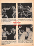 Boxing News Clipping #2204 - George Logan vs Alejandro Lavorante, Len Matthews vs Alfredo Urbina, Eddie Machen vs Doug Jones, Pete Rademacher vs Buddy Turman, Pancho Villa vs Jimmy Wilde
