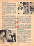 Boxing News Clipping #1000 - Paddy DeMarco, Ace Hudkins, Kid Gavilan, Luis Angel Firpo, Marcel Cerdan