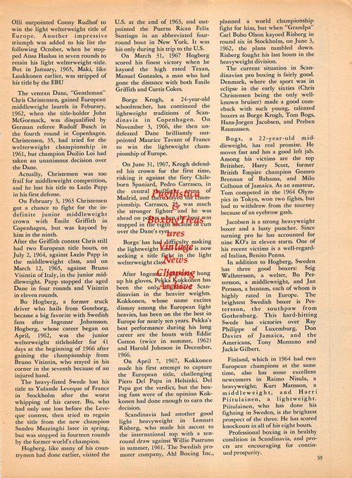 Boxing News Clipping #1001 - Jimmy Ellis, Al Hostak
