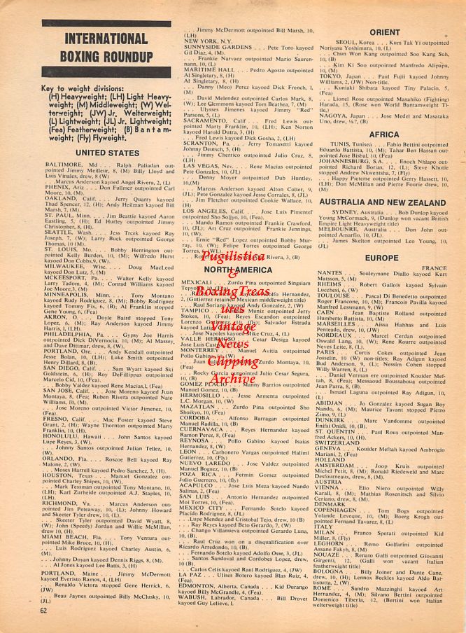 Boxing News Clipping #1002 - Rocky Marciano, Phil Brubaker