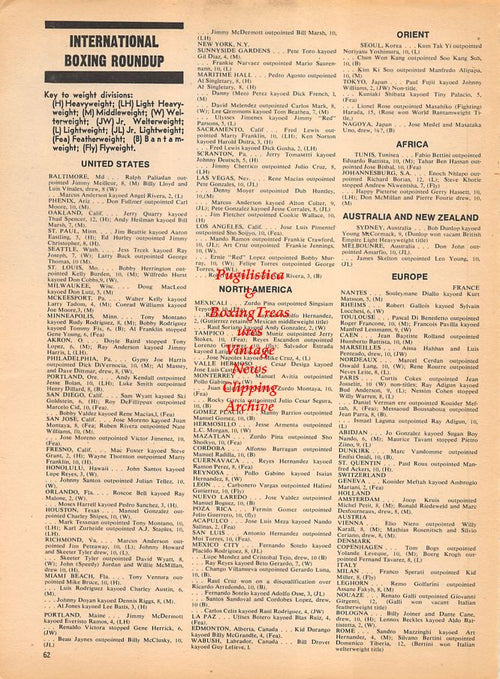 Boxing News Clipping #1002 - Rocky Marciano, Phil Brubaker