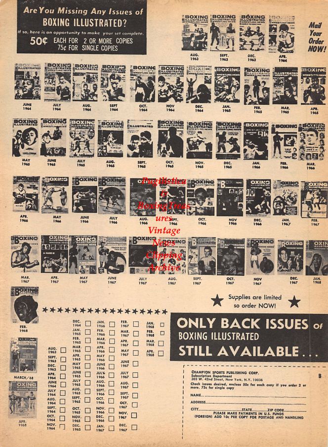 Boxing News Clipping #1004 - Harold Johnson, Jack Bodell