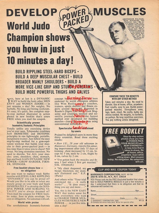 Boxing News Clipping #1007 - Van Barberi, Mando Ramos and Frankie Crawford