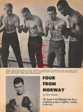 Boxing News Clipping #1022 - Harald Svendsen, Thor Erik Hognro, Tore Magnussen, Sugar Boy Nando, Johnny Romsaas, Nino Benvenuti vs. Charley Austin, Roosevelt Eddy