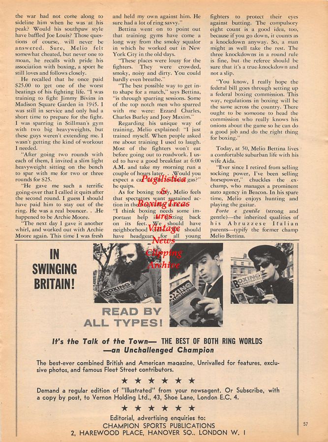 Boxing News Clipping #1029 - Maxie Rosenbloom