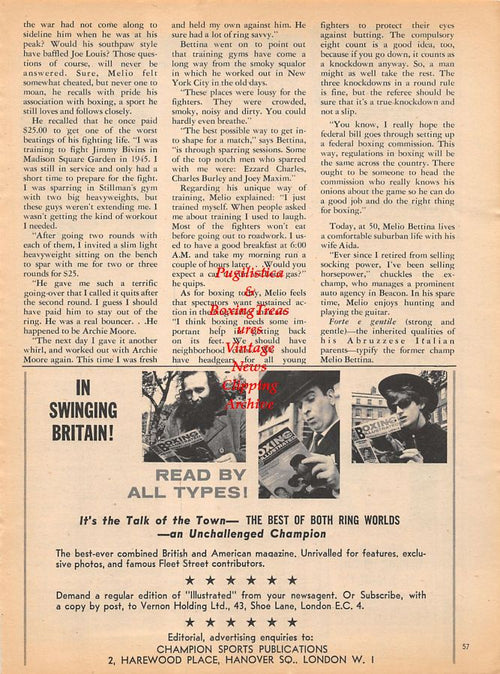 Boxing News Clipping #1029 - Maxie Rosenbloom