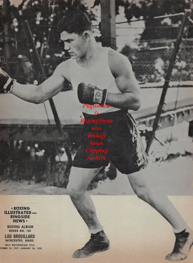 Boxing News Clipping #1033 - Lou Brouillard