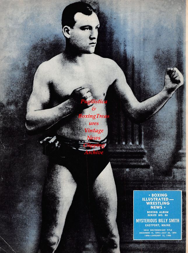 Boxing News Clipping #1034 - Mysterious Billy Smith, Muhammad Ali