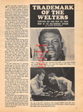 Boxing News Clipping #1038 - Emile Griffith, Henry Armstrong, Barney Ross, Virgil Akins, Isaac Logart, Curtis Cokes