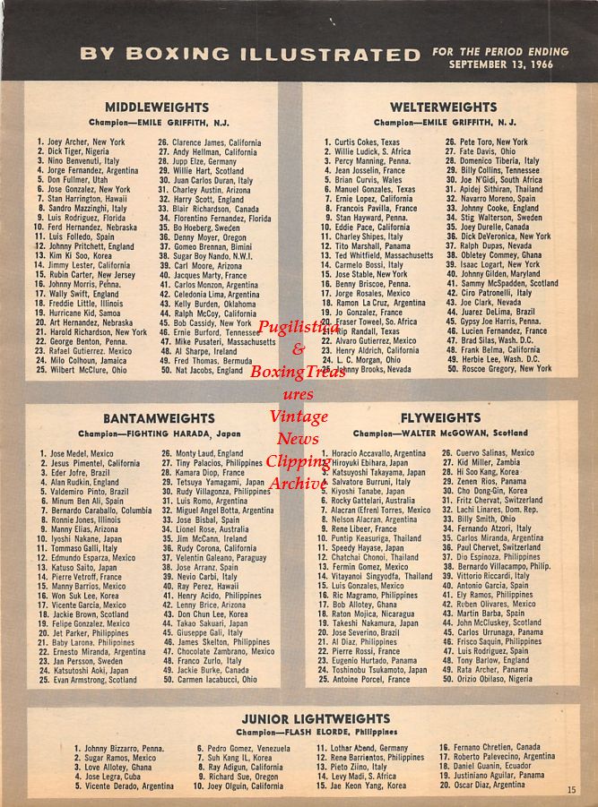 Boxing News Clipping #1039 - Vicente Saldivar vs. Mitsunori Seki