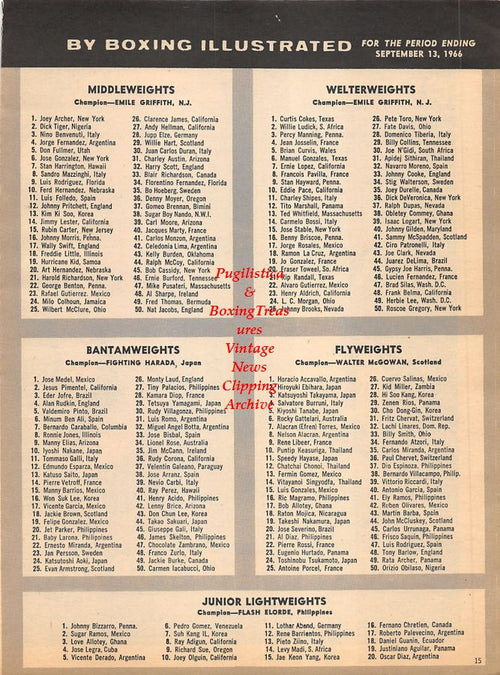 Boxing News Clipping #1039 - Vicente Saldivar vs. Mitsunori Seki