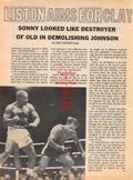 Boxing News Clipping #1042 - Sonny Liston vs. Amos Johnson, Lou Ambers vs. Lew Jenkins