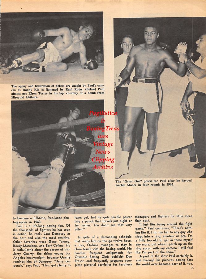 Boxing News Clipping #1044 - Fernand Simard, Eddie Jones, Pete Riccitelli, Eddie McGruder, Danny Kid, Hiroyuki Ebihara