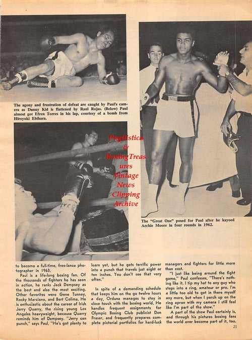 Boxing News Clipping #1044 - Fernand Simard, Eddie Jones, Pete Riccitelli, Eddie McGruder, Danny Kid, Hiroyuki Ebihara