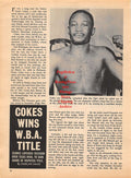 Boxing News Clipping #1048 - Curtis Cokes, Muhammad Ali, Karl Mildenberger, Cleveland Williams