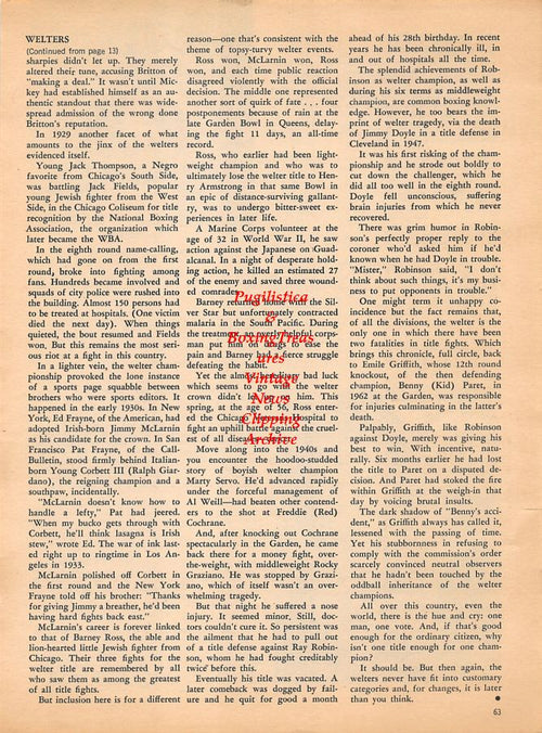 Boxing News Clipping #1058 - Tony Alongi, Don Fullmer