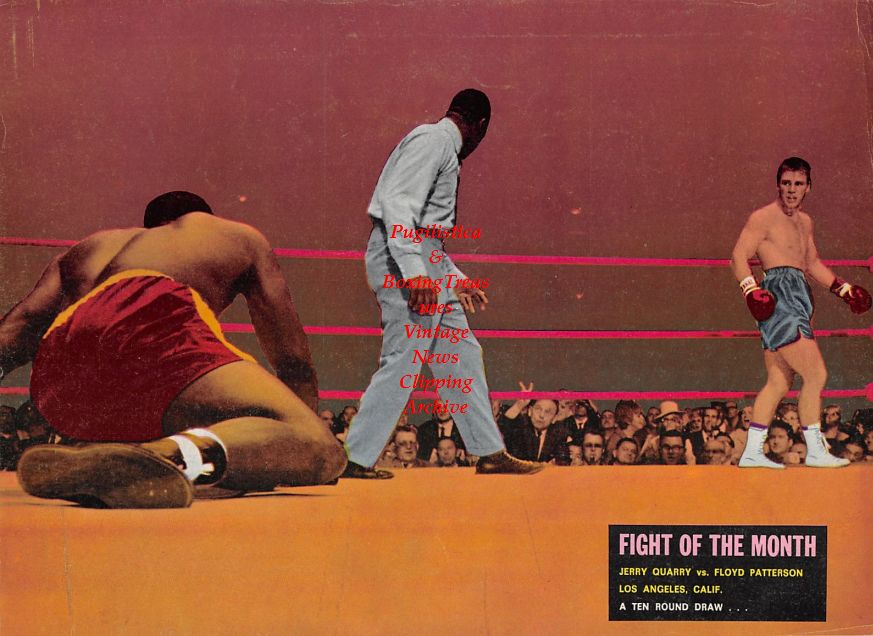 Boxing News Clipping #1060 - Jerry Quarry vs. Floyd Patterson, Jack Britton