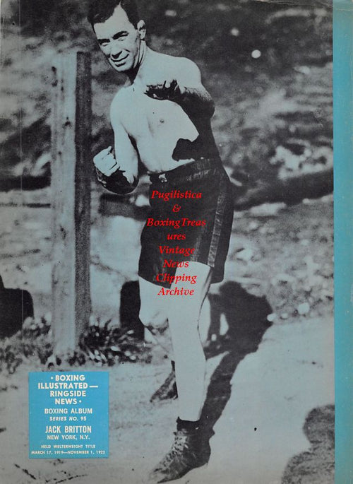 Boxing News Clipping #1060 - Jerry Quarry vs. Floyd Patterson, Jack Britton