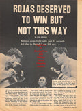 Boxing News Clipping #1070 - Raul Rojas vs. Vicente Derado, Jimmy McLarnin vs. Young Corbett III