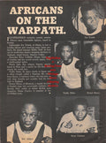 Boxing News Clipping #1072 - Joe Tetteh, Teddy Meho, Ernest Musso, Ray Adigan, Peter Cobblah, Eddie Cotton vs. Bob Foster