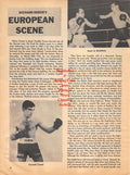 Boxing News Clipping #1077 - Carmela Coscia, Felix Said Brami vs. Sean McCafferty, Alf Mancini Sr., Tony Mancini, Denny Mancini