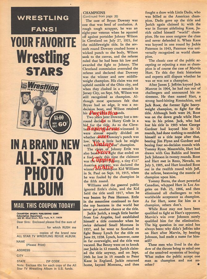 Boxing News Clipping #1080 - Vicente Derado vs. Raul Rojas