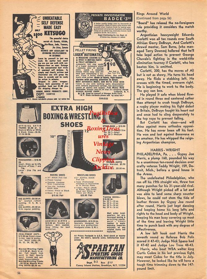 Boxing News Clipping #1082 - Jimmy McLarnin and Eddie Dyer