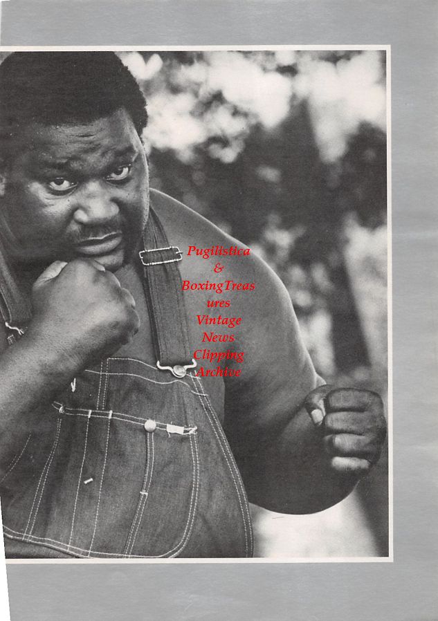 Boxing News Clipping #1091 - Sonny Liston grave site