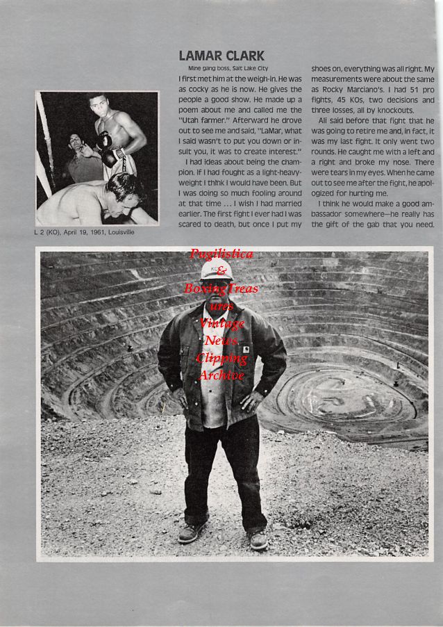 Boxing News Clipping #1093 - Donnie Fleeman, Lamar Clark