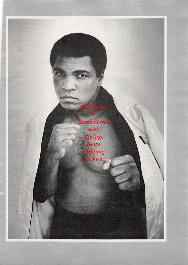 Boxing News Clipping #1096 - Tunney Hunsaker, Muhammad Ali