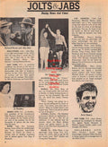 Boxing News Clipping #110 - Abie Bain, Jo Handley, Art Curly Miller, Jerry Quarry