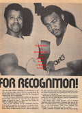 Boxing News Clipping #1100 - George Foreman, Ken Norton