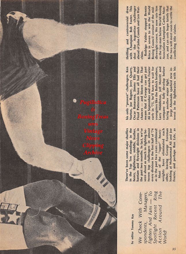 Boxing News Clipping #1110 - Bo Bo Bash vs. Humphrey McBride