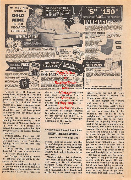 Boxing News Clipping #1111 - Bobby Chacon and Ruben Olivares