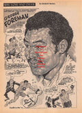 Boxing News Clipping #112 - George Foreman, Carlos Monzon, Muhammad Ali