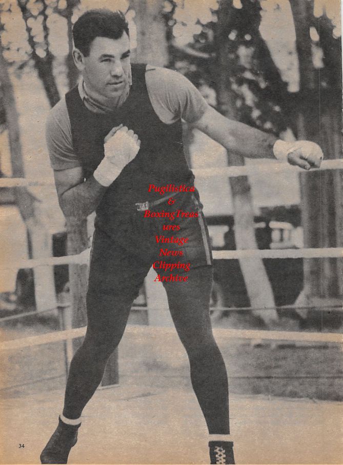 Boxing News Clipping #1126 - Paulino Uzcudun, Sugar Hart vs. Hector Constance
