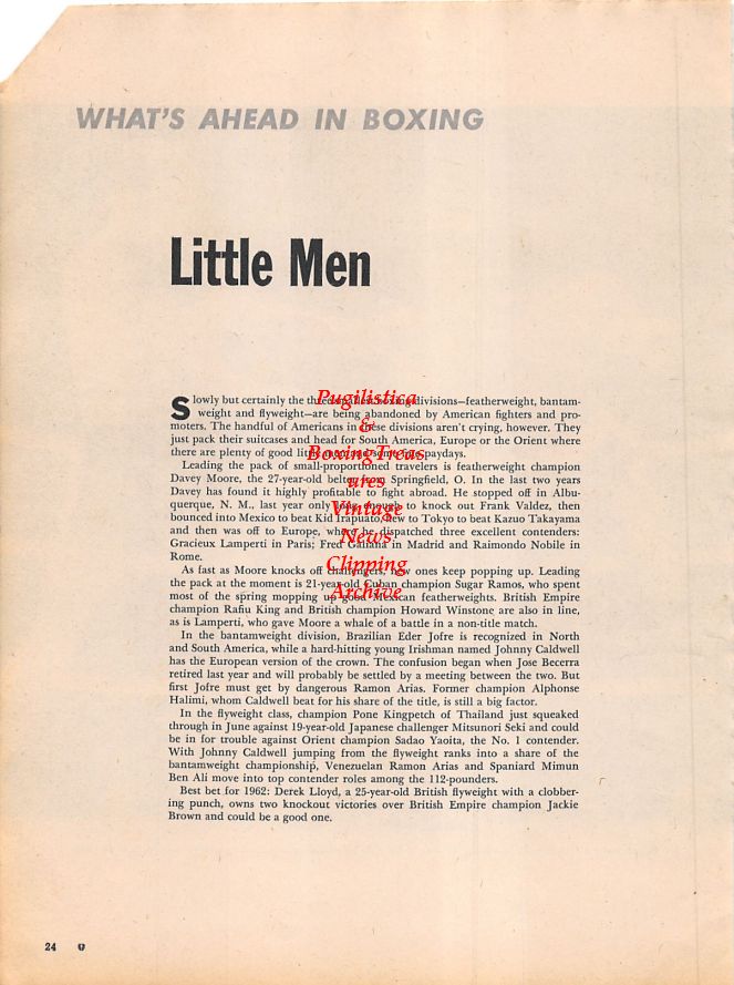 Boxing News Clipping #1148 - Joe Brown vs. Dave Charnley