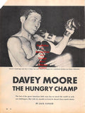 Boxing News Clipping #1150 - Davey Moore, Kazuo Takayama, Cassius Clay vs. Lamar Clark